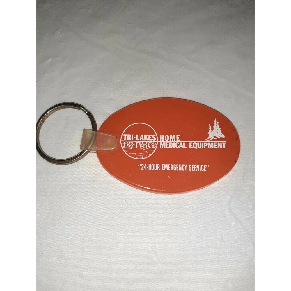 Lot Of 3 Advertising Keychains VFW Landscaping Medical Equipment
